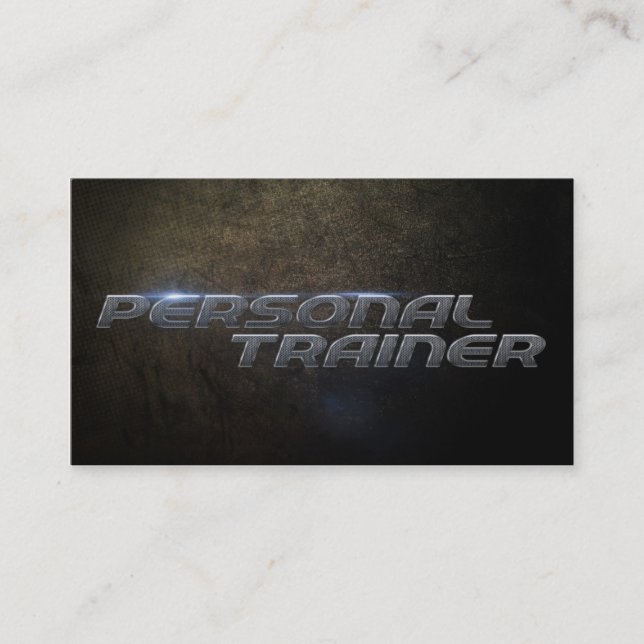 Personnel Trainer Business card (Front)