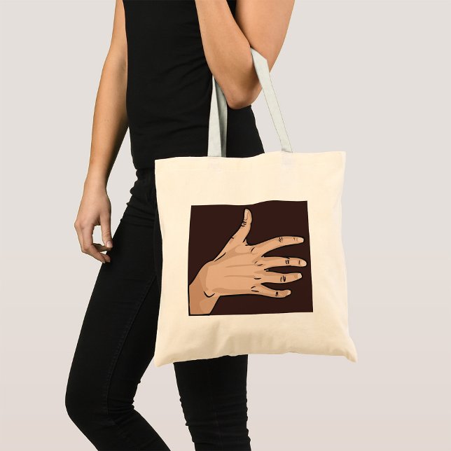 Persons Hand Tote Bag (Creator Uploaded)
