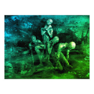 Persons paint arts photo print