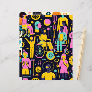 Persons With Disabilities Scrapbook Paper