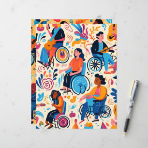 Persons With Disabilities Scrapbook Paper