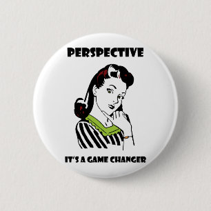 Perspective 6 Cm Round Badge