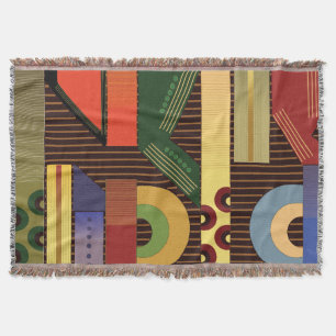 Perspective Cotton Throw Blanket