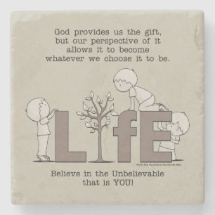 Perspective of Life Stone Coaster