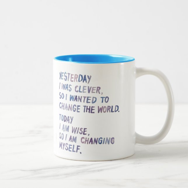 Perspective on Change Two-Tone Coffee Mug (Right)