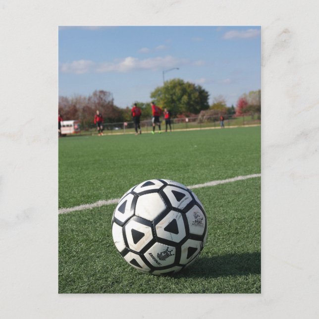 Perspective on Futbol / Soccer Postcard (Front)