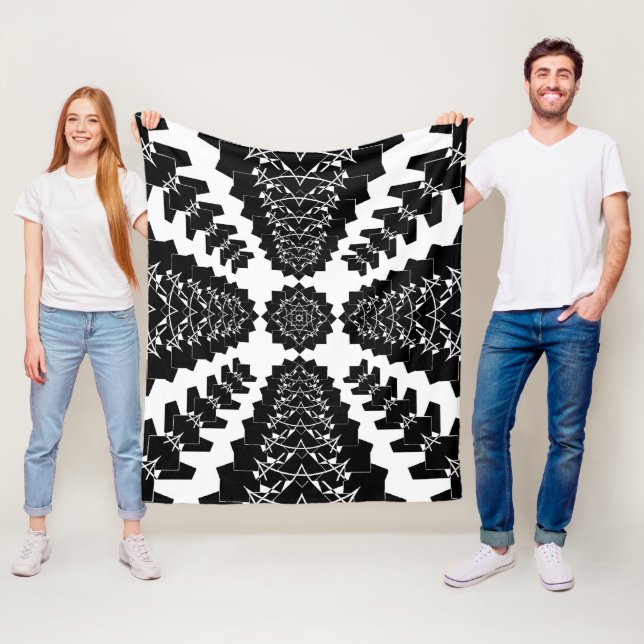 Perspective Onyx Fleece Blanket (In Situ)