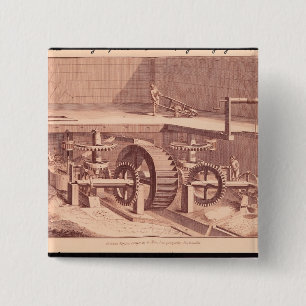 Perspective view of a 'Patouillet' 15 Cm Square Badge