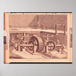 Perspective view of a 'Patouillet' Poster