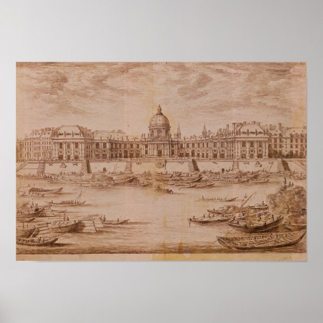 Perspective View of College des Quatre-Nations Poster (Front)