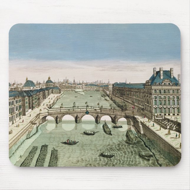 Perspective View of Paris from the Pont Royal Mouse Pad (Front)