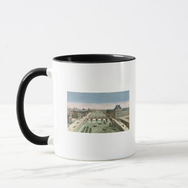 Perspective View of Paris from the Pont Royal Mug (Left)