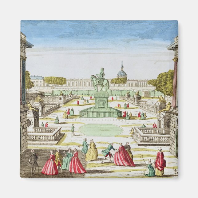 Perspective View of Place Louis XV Magnet (Front)