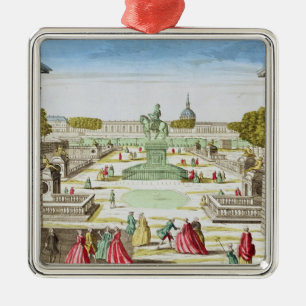 Perspective View of Place Louis XV Metal Ornament