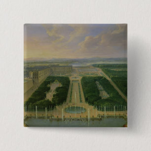 Perspective view of the chateau 15 cm square badge
