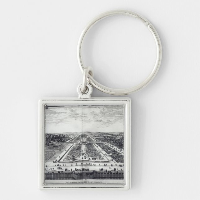 Perspective View of the Garden Key Ring (Front)