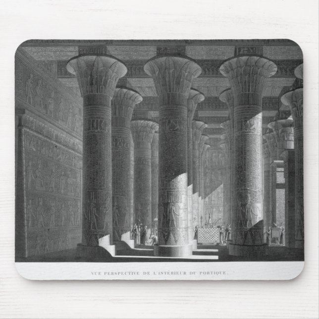 Perspective view of the portico interior, Esne (La Mouse Pad (Front)