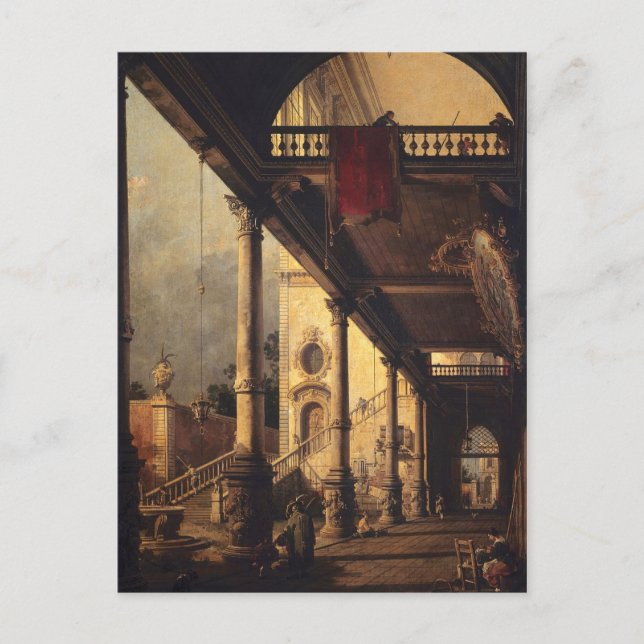 Perspective with a Portico Postcard (Front)