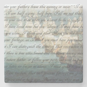 Persuasion Letter Stone Coaster