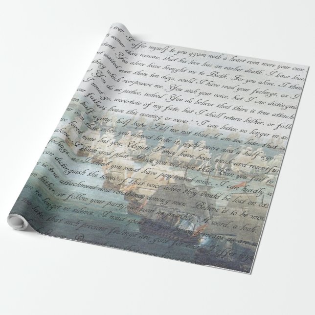Persuasion Letter Wrapping Paper (Unrolled)