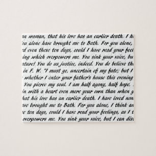 Persuasion Text Jigsaw Puzzle