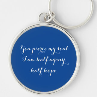 Persuasion's romantic letter  key ring