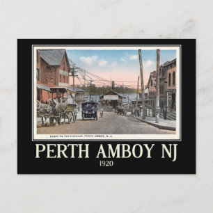 Perth Amboy, New Jersey, Vintage Postcard
