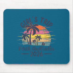 Perth Australia Beach Girls Trip Design Mouse Pad