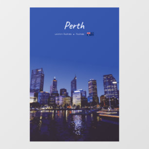 Perth, Australia - City Skyline Night