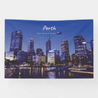 Perth, Australia - City Skyline Night