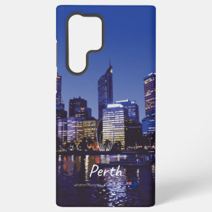 Perth, Australia - City Skyline Night Samsung Galaxy Case