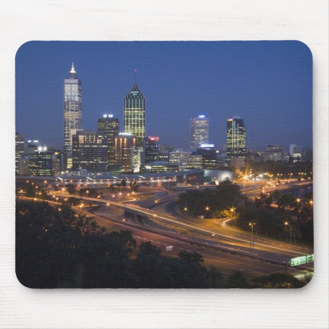Perth, Australia. View of downtown Perth from Mouse Pad (Front)