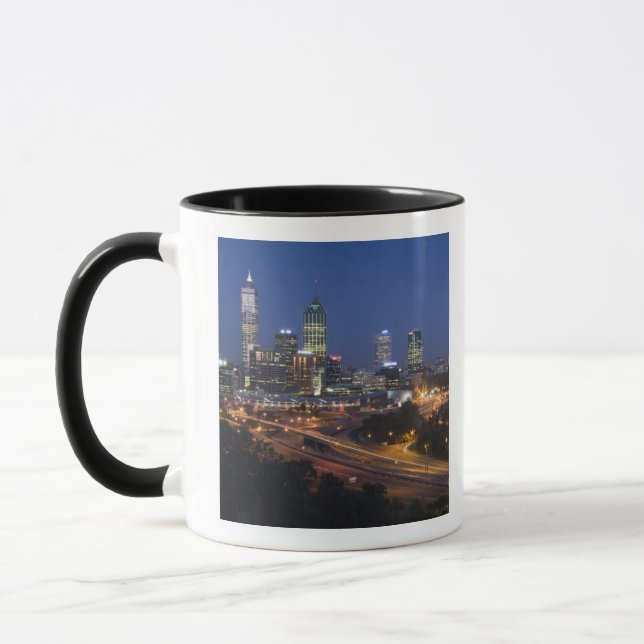 Perth, Australia. View of downtown Perth from Mug (Left)