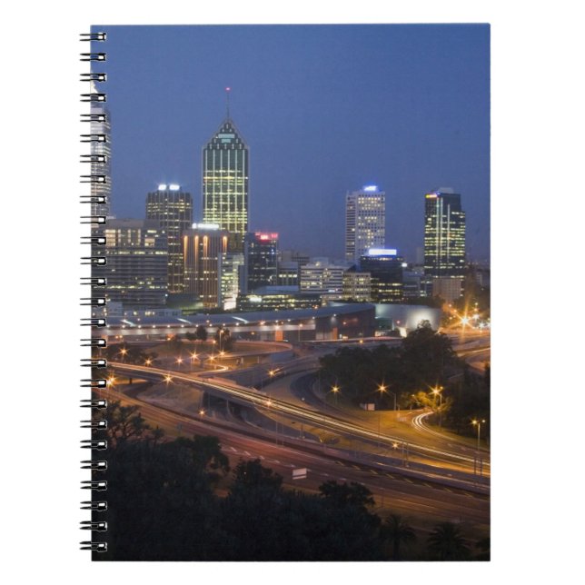 Perth, Australia. View of downtown Perth from Notebook (Front)