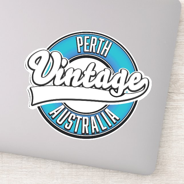Perth Australia vintage logo (Detail)