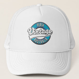 Perth Australia vintage logo Trucker Hat