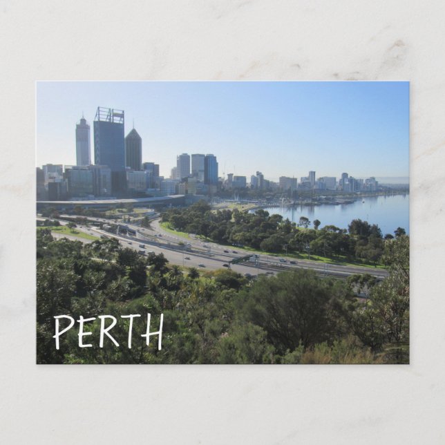 perth city kings park postcard (Front)