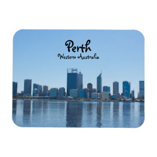 Perth City Skyline at Daytime Magnet