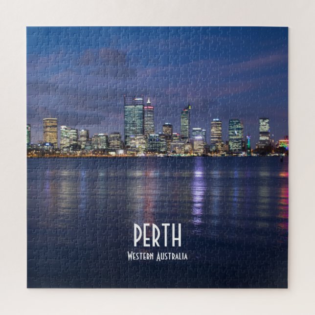 Perth City Skyline Jigsaw Puzzle (Vertical)