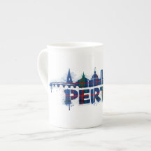 Perth Scotland Tartan Mug Scottish