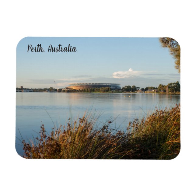 Perth Stadium Swan River Magnet (Horizontal)