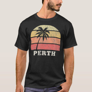 Perth Vintage 70s Retro Throwback Design T-Shirt