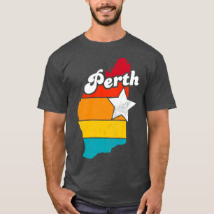 Perth Western Australia Vintage Distressed Souveni T-Shirt