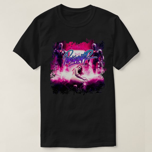 Perturbator Distressed T-Shirt (Design Front)