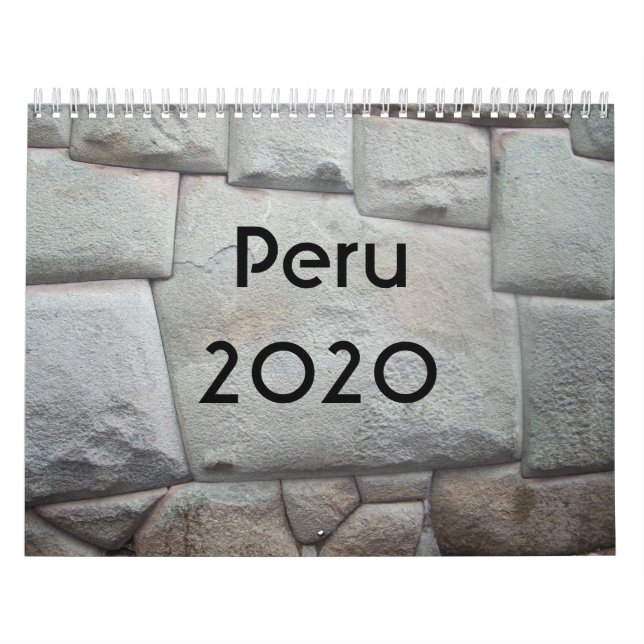 Peru - 2020 Calendar (Cover)