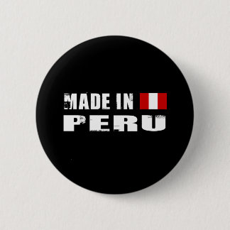 PERU 6 CM ROUND BADGE