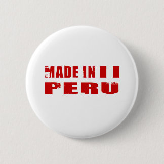 PERU 6 CM ROUND BADGE