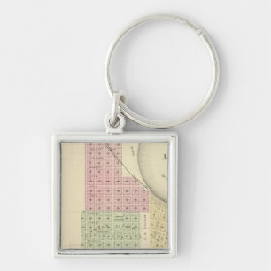 Peru and Mt. Vernon, Nebraska Key Ring