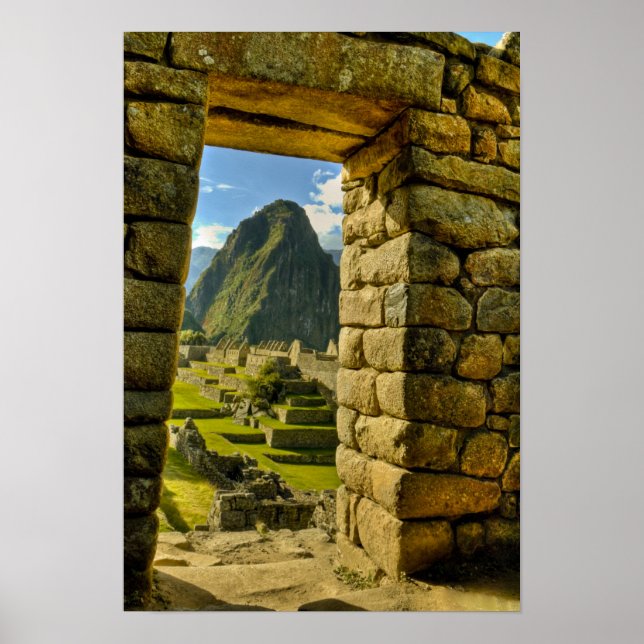 Peru, Andes, Andes Mountains, Machu Picchu, Poster (Front)