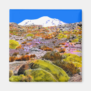 Peru Andes Mountain View #1 Magnet